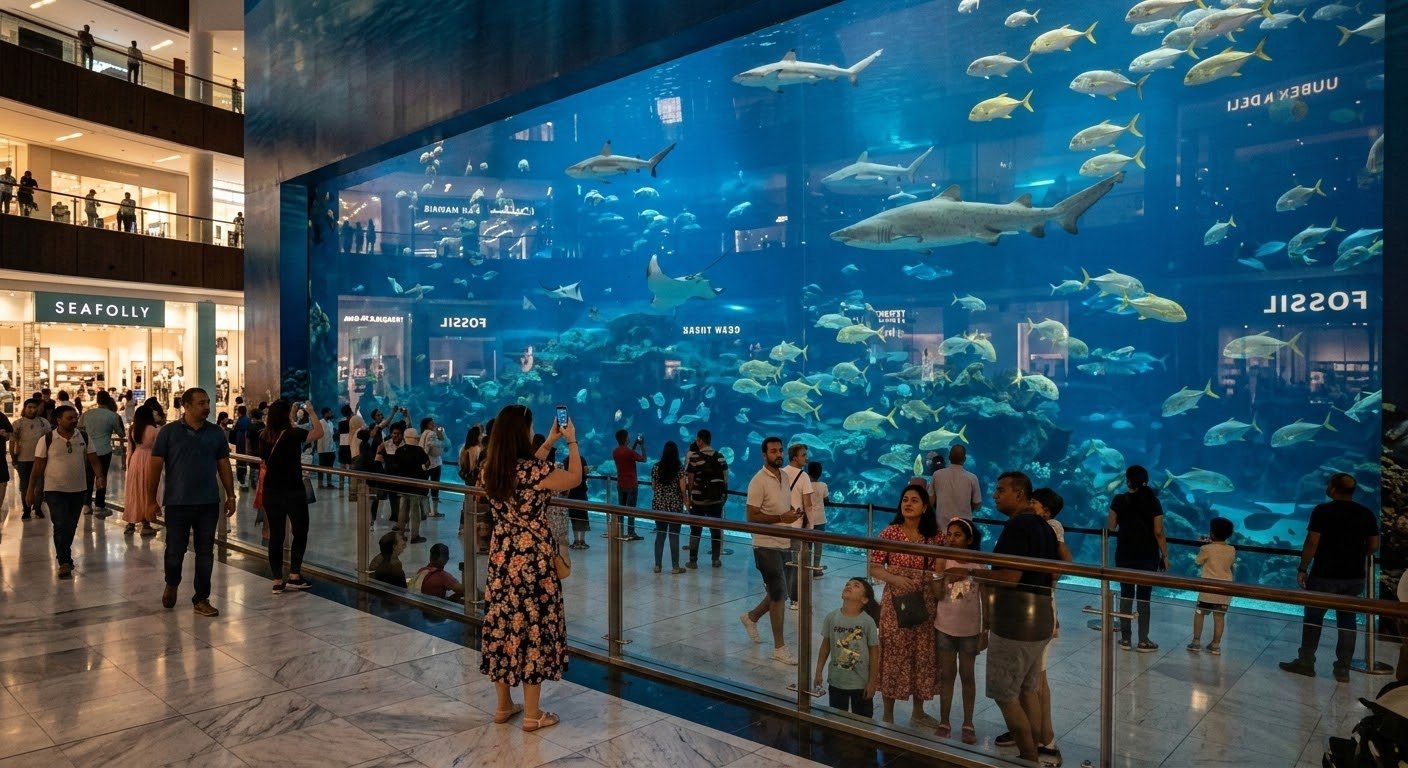 Dubai aquarium and underwater zoo tickets