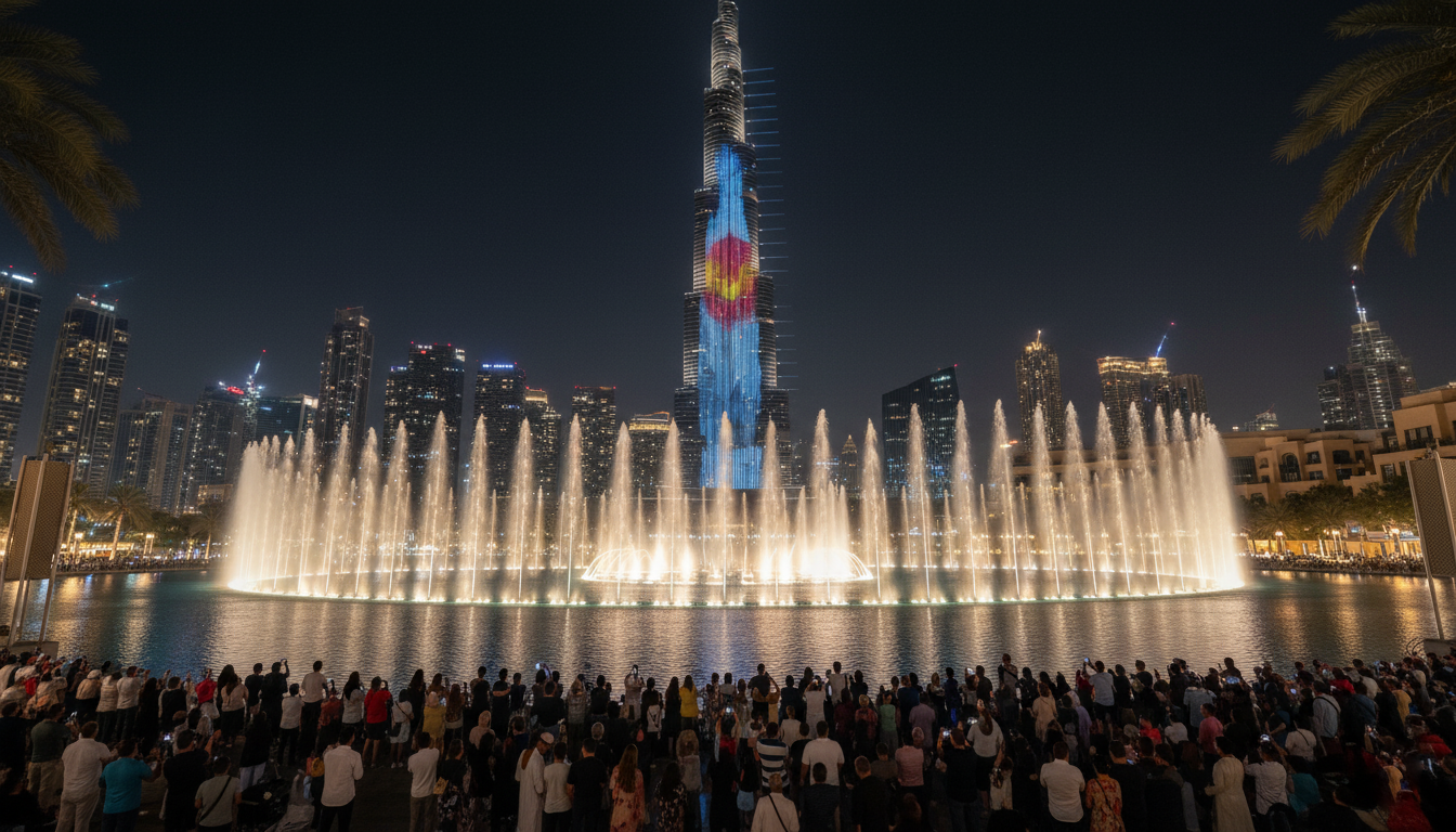 Dubai fountain show