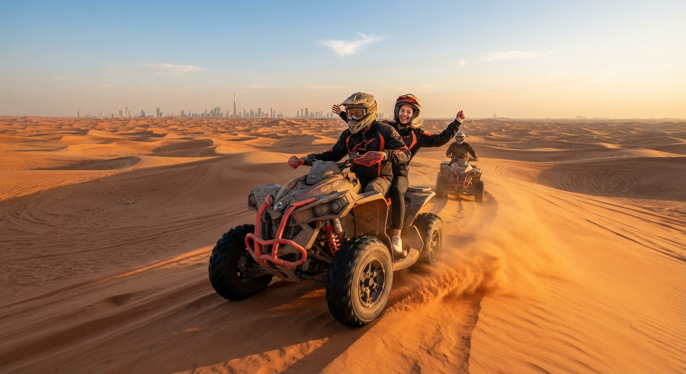 Quad bike desert Dubai